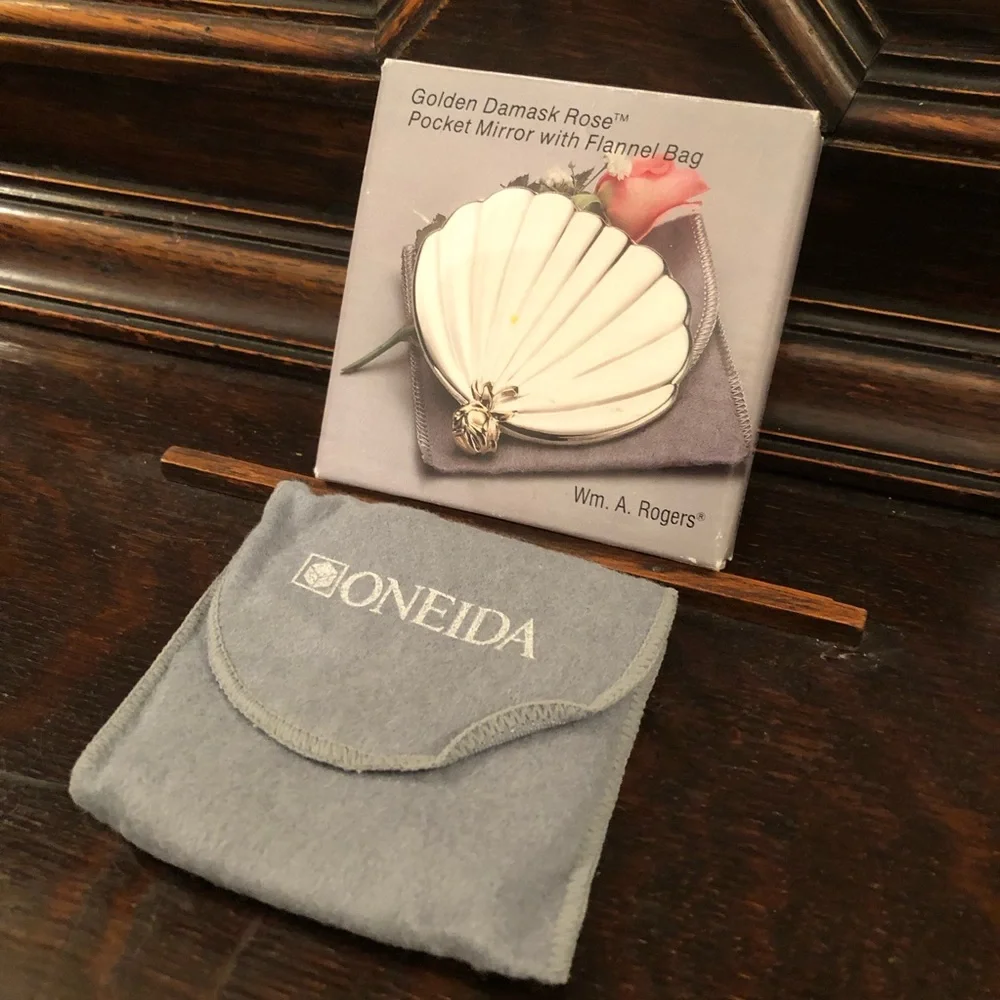 NEW! Oneida Silver & Gold Pocket Mirror 🪞